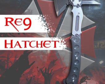 Réplica a tamaño real del hacha basada en la que usa Leon en Re9