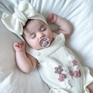 Monogram Baby Romper Etsy UK