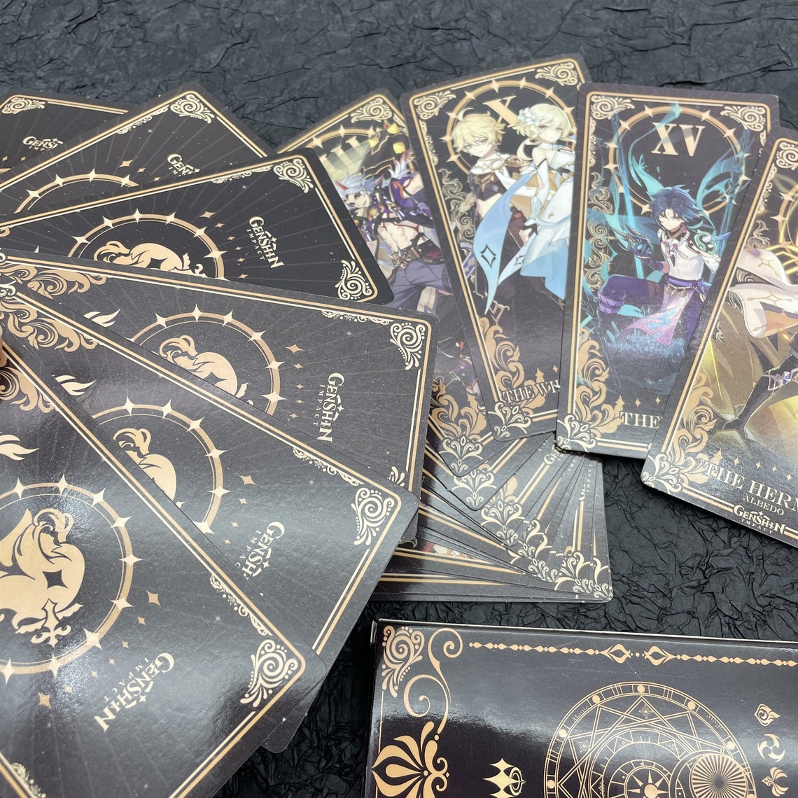 Genshin Impact Tarot Cards Cute Aesthetic Tarot Cards Tarot - Etsy