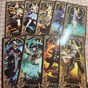 Genshin Impact Tarot Cards, Cute Aesthetic Tarot Cards Tarot Bag 30 ...