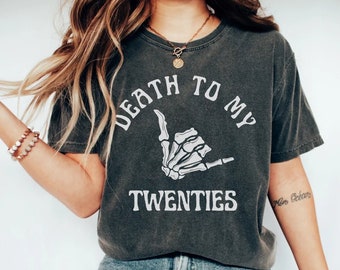 30th Birthday Shirt, Vintage 1993 Tshirt, Death to my youth, Birthday gift for her and him, RIP to my twenties Tee