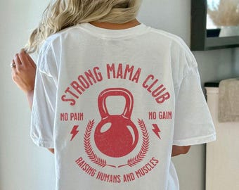 Gym Shirt, Workout Shirts,Workout Clothes, Comfort Color Gym Tee,gym mom,pumpcover,Muscle Mommy Shirt