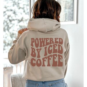 Sipping Iced Tea Mixed Print Hoodie