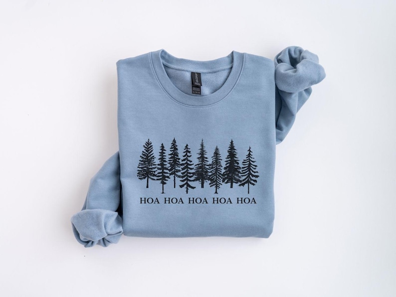 Sweat-shirt de saison Hoa Hoa Hoa Hoa Hoa, Col rond Nature, Col rond Hoa Hoa Stone Blue