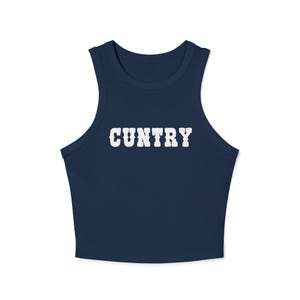 Cuntry shirt,funny country shirt,Cowboy TankTop, Country Concert Music Tshirt,Cowgirl Tee, Western Tank,Music Festival Shirt Solid Navy Blend