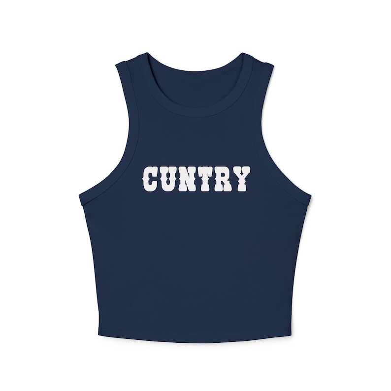 Cuntry shirt,funny country shirt,Cowboy TankTop, Country Concert Music Tshirt,Cowgirl Tee, Western Tank,Music Festival Shirt Solid Navy Blend