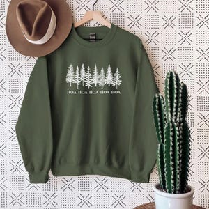 Sweat-shirt de saison Hoa Hoa Hoa Hoa Hoa, Col rond Nature, Col rond Hoa Hoa Military Green