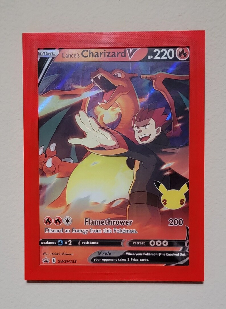 Jumbo Pokemon Card Frame Etsy