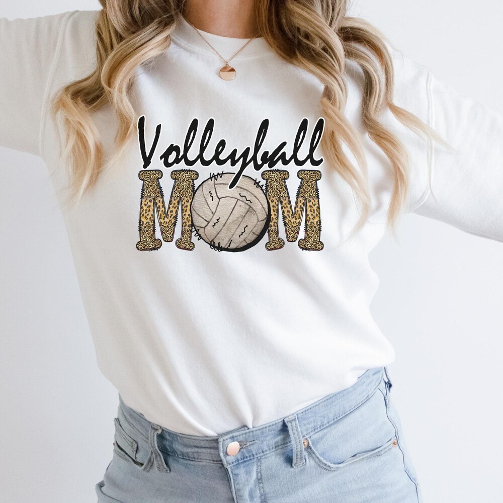 Volleyball Sweatshirts, Game Day Volleyball Sweatshirt,Volleyball Mom Sweatshirt, Sports Mom Sweatshirt Gift For Biggest Fan Sweatshirt Mom Livingtee
