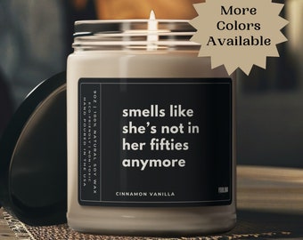 60th Birthday Candle Gift, Funny Candle Sixtieth Birthday Gift for Her, Sixties Era Sixty Years Old Turning 60 Gift, 60's Funny Candle Gift