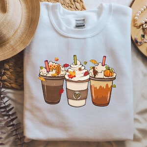Fall Coffee Sweatshirt, Coffee Lover Fall Sweater, Pumpkin Spice Sweatshirt, Cute Fall Sweater, Womens Fall Sweater, Coffee Sweatshirt Gift