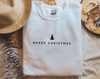 Christmas Sweatshirt, Christmas Tree Sweatshirt, Dad Christmas Gift from Daughter, Christmas Crewneck, Sweater for Women. Christmas Shirts