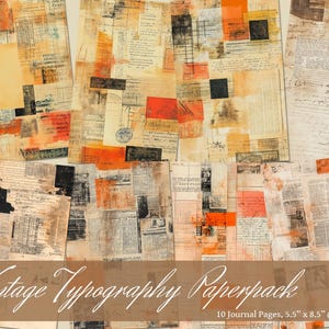 Typographie vintage Paperpack