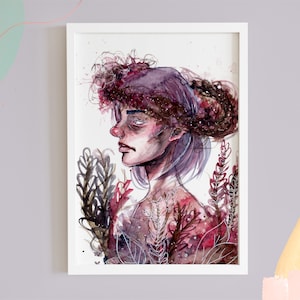 Art Print >Undergrowth< - Watercolor Illustration