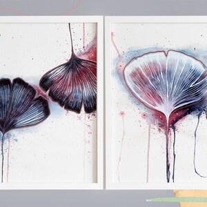Art Print >Ginko< - Watercolor Illustration