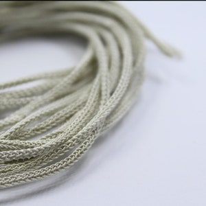 Twisted bracelet thin silver
