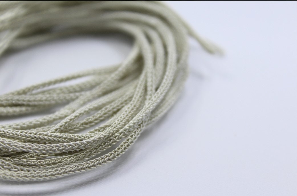 Twisted Silver Bracelet Silver Braided Bracelet Woven - Etsy