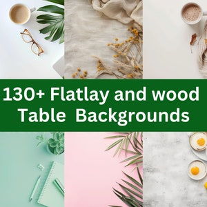 130+ Flat Lay Background Mockup Bundle | Add Your Own Products | table flat lay Mock up | Stock Photography | Scene Creator Mockups