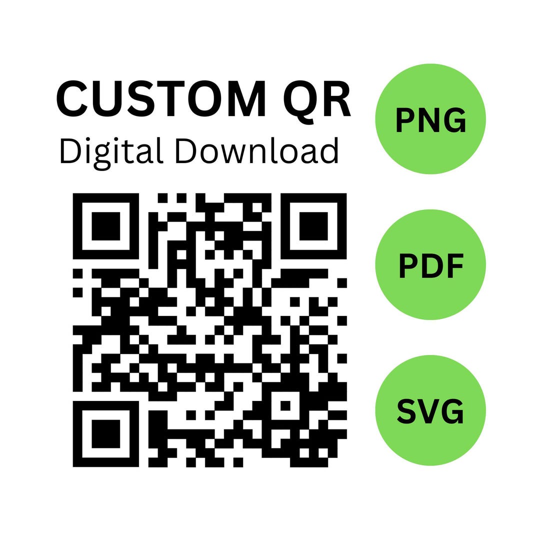 Custom Qr Code Look Custom QR Code: Personalized Colors & Logo (digital Download) - Etsy
