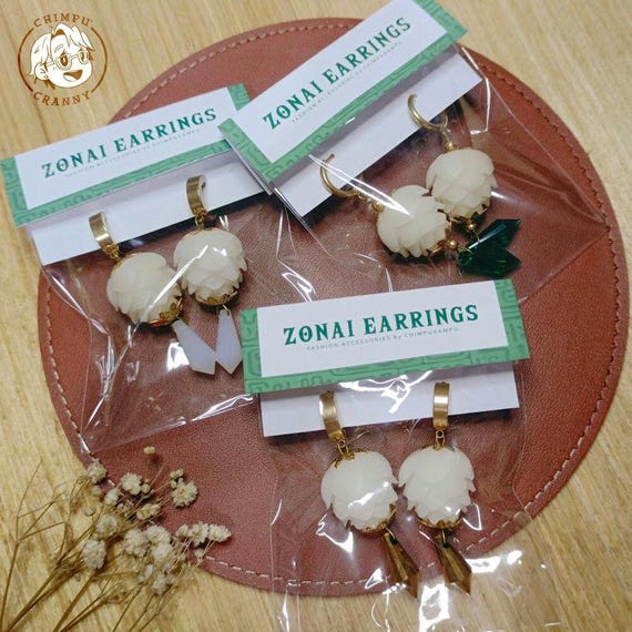 TOTK Zelda-inspired Zonai Handmade Fashion Earrings - Etsy