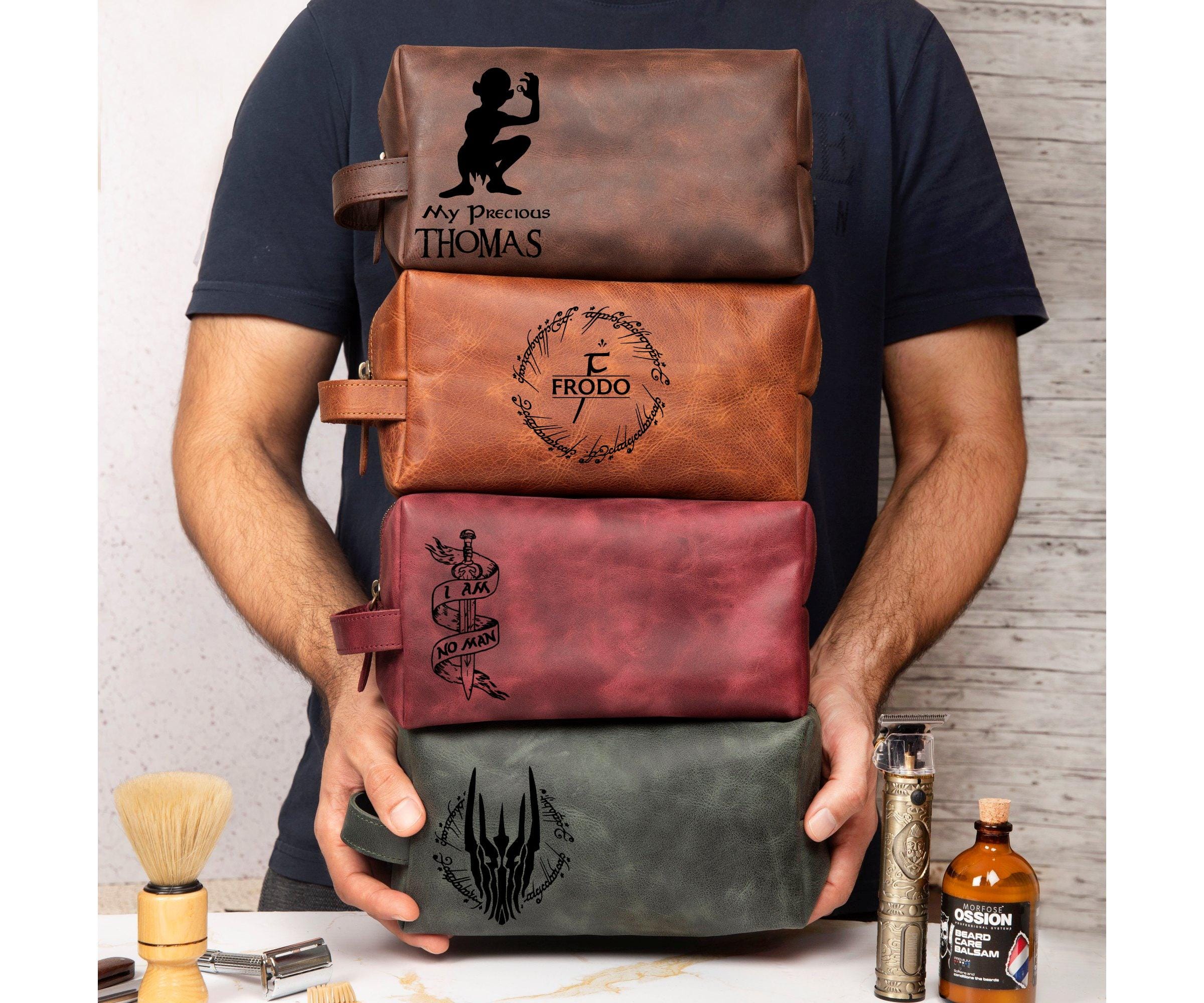 Personalized Lotr Inspired Gift for Lotr Fans, Handmade Leather Accessories for Lotr Lovers, Gift for Boyfriend, Dad, Husband, Father, Boys