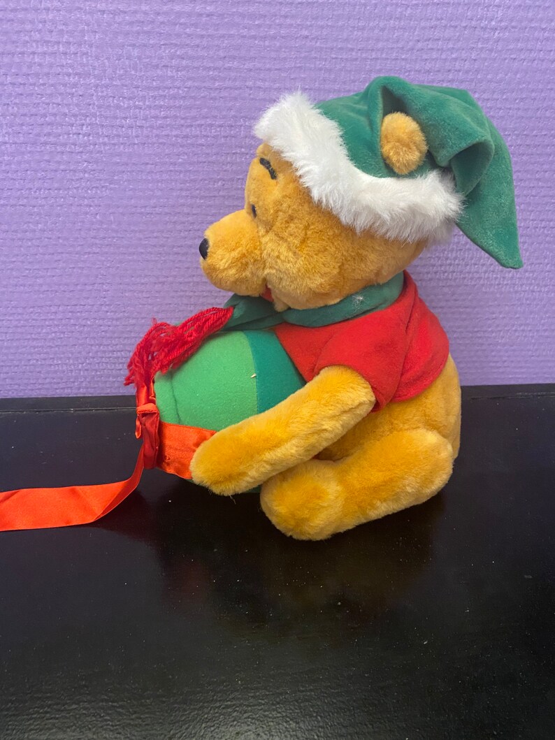 Winnie the Pooh Kerst Pluche Knuffel Met Honingpot 1980 Etsy