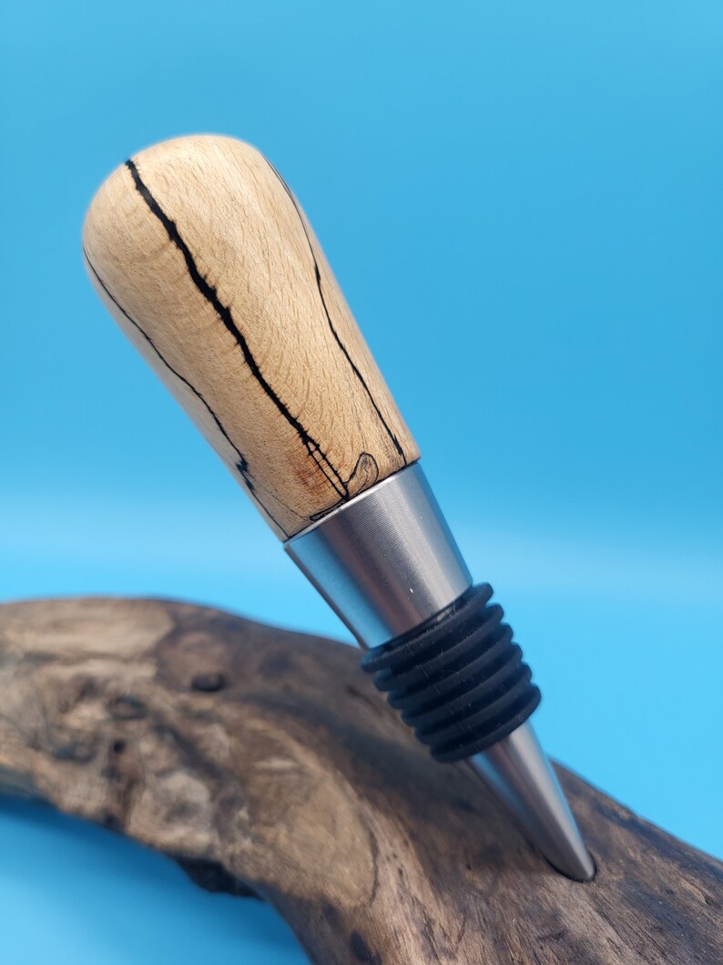 Handmade Wooden Bottle Stoppers High Quality Stainless Steel With
