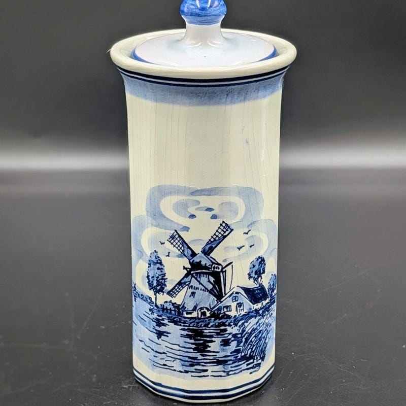 Delft Sign Delft Pottery Canisters - Etsy