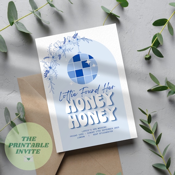 Mamma Mia Hen Party Invitation: ABBA Disco Theme (Canva Template)