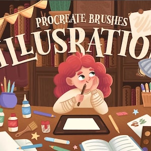 Digital Art Procreate Brushes - 15 Unique Brushes for Illustrators