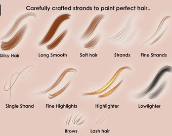 Hair Brushes For Procreate
