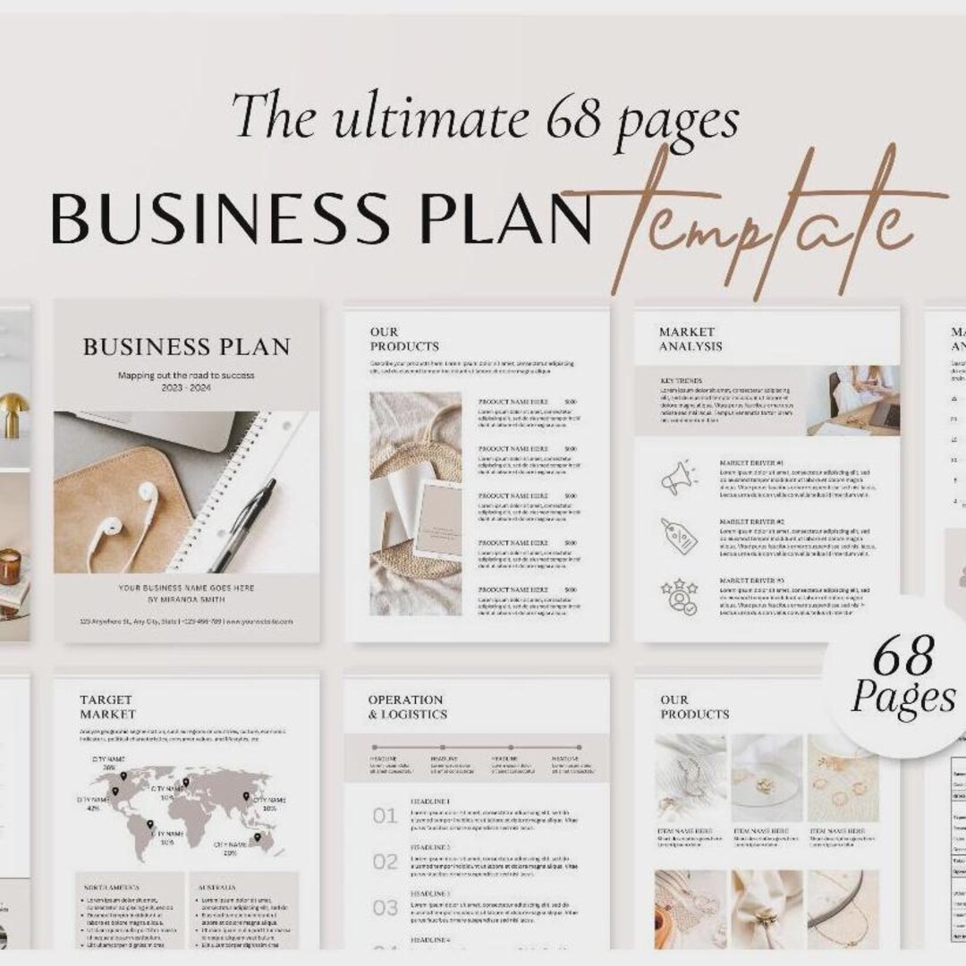 Business Plan Template for Small Business – Editable & Printable ...