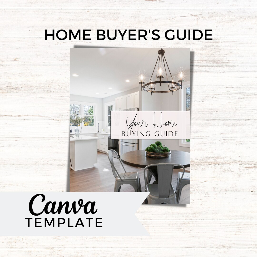 Real Estate Home Buyer's Guide | Real Estate Marketing | Canva Template ...
