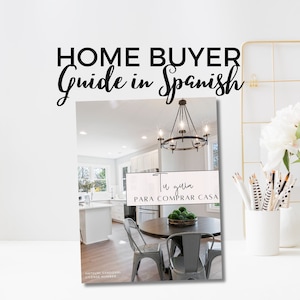 Guía para compradores de vivienda en español / Plantilla de bienes raíces / Plantilla Canva para agentes / Bienes Raices / Guía Para Comprador de Casa / Inmobiliario