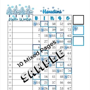 Houdini Hello Winter (75Ball)