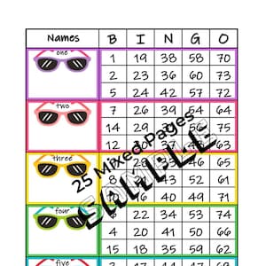 Blocs de lunettes de soleil (25 mélangés)