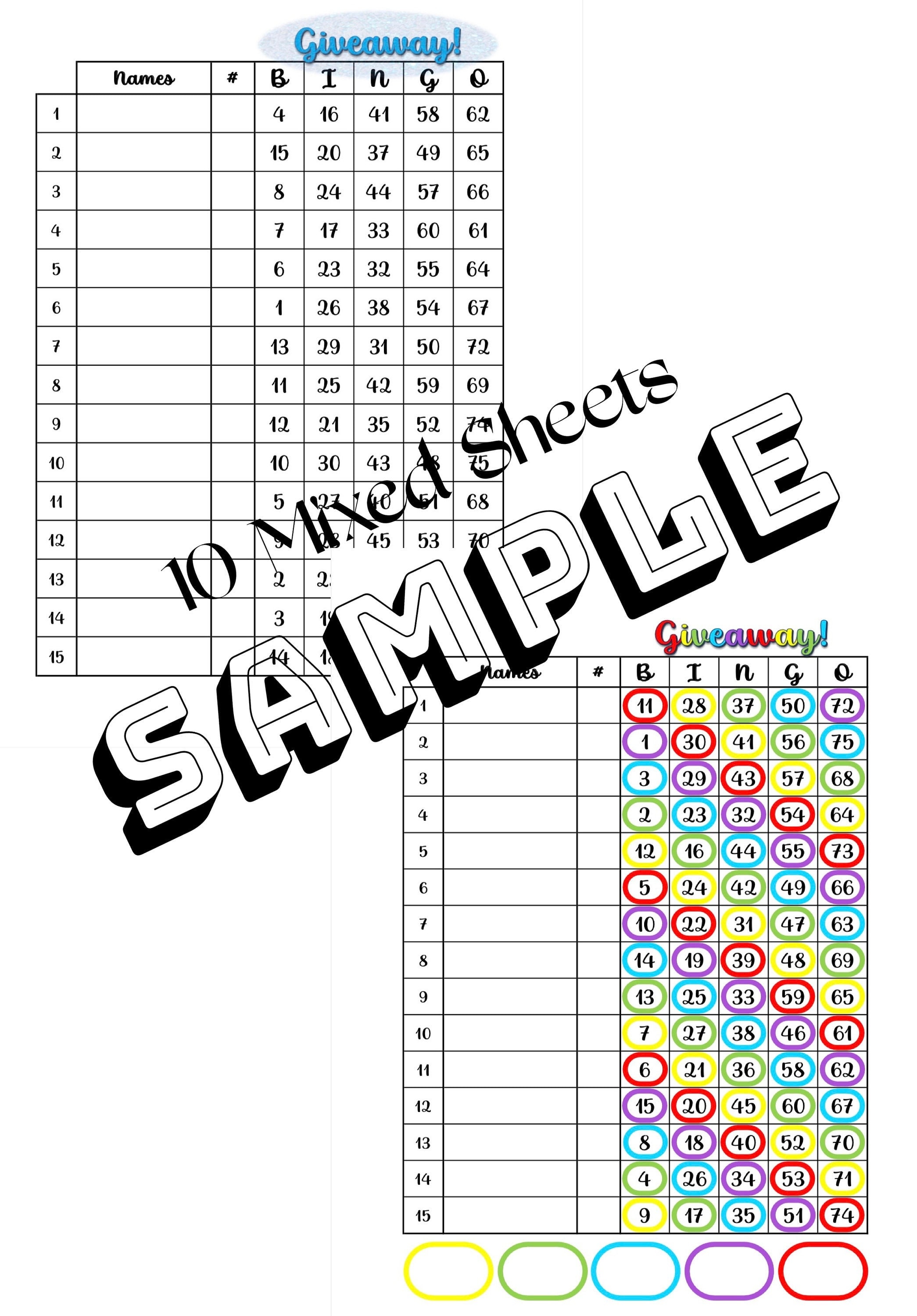 Giveaway Rainbow&Regular