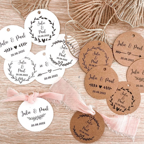 Customizable labels - wedding