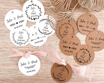 Customizable labels - wedding