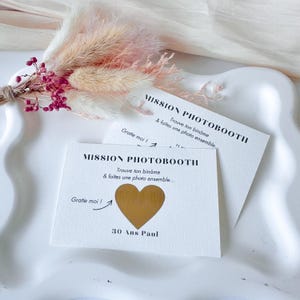 eu des binômes en cartes à gratter - Animation ludique pour mariages et événements