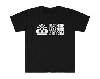 MachineLearningArt.com Logo - Unisex Softstyle T-Shirt