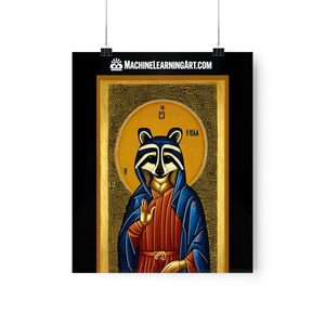 Trash Panda - Póster Vertical Mate Premium 9" x 11"
