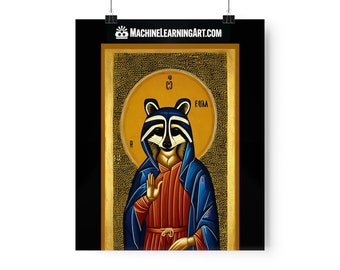 Trash Panda - Premium Mattes Vertikales Poster 21x30 cm