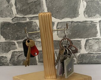 Handmade wooden key holder