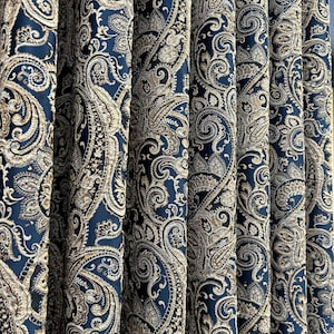 Textured Jacquard Curtains: Elegant Grommet or Rod Pocket Drapes