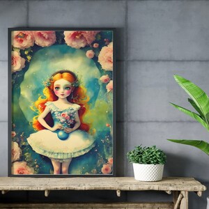 alice n wonderland, alice and wonderland decor, alices  adventures in wonderland, mad tea party wonderland wall art digital download