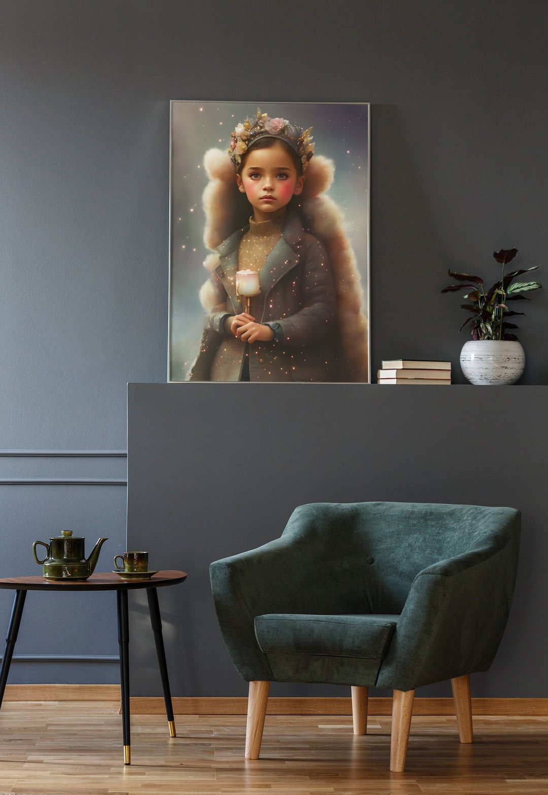 Tween Girl Art, Fancy Dress Tweens, Tween Girl Gift, Tween Decor Wall