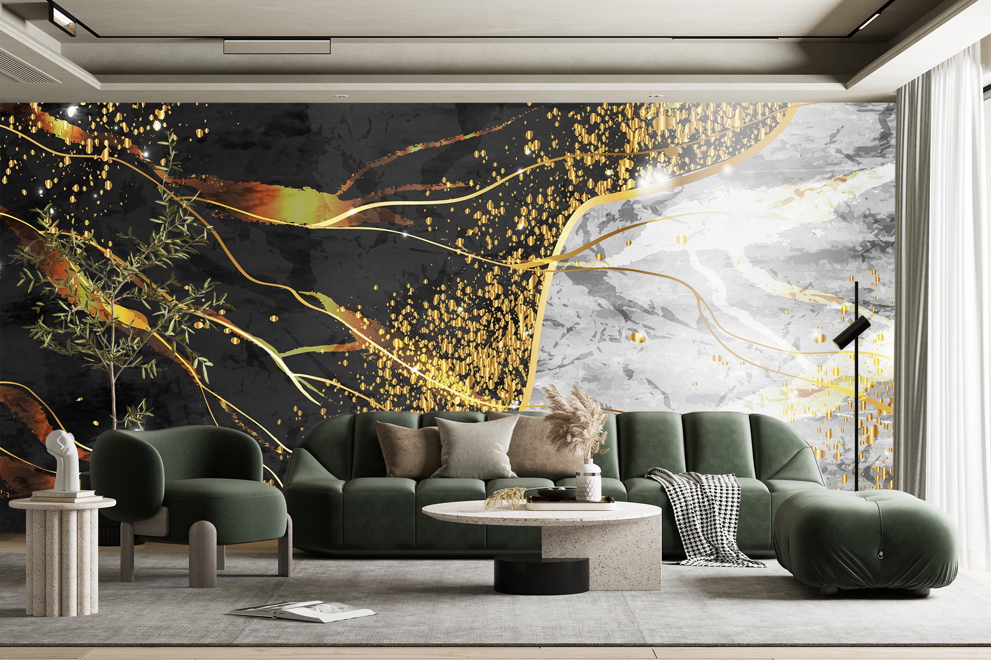 Gold Silver Wallpaper