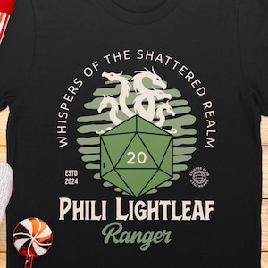 Custom Dungeon Master Shirt, Tabletop Roleplay Tshirt, D20 Dice T-Shirt, DnD Fashion, Critical Role, Board Game Gift, Personalizable DM Gift