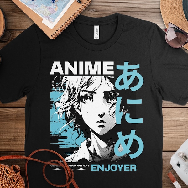 Vintage Anime Shirt, Kawaii T-Shirt, Waifu Shirt, Japanese Streetwear, Vaporwave, Harajuku Tshirt, Katana Tee, Anime Cosplay, Emo Shirt